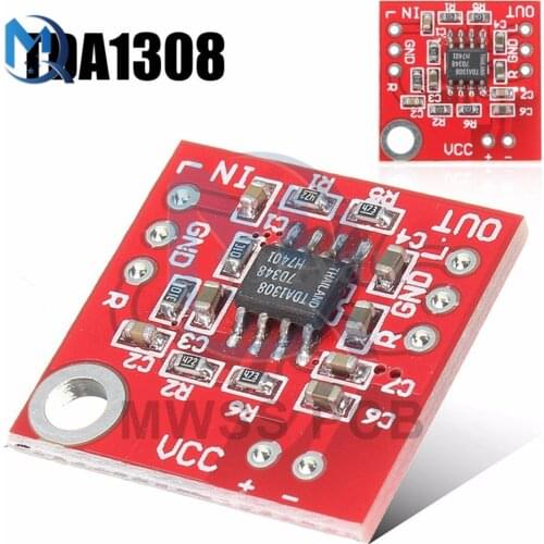 3V 6V Mini TDA1308 Headphone Amplifier Board Headset Amp Preamplifier Board Module Audio Stereo Sound Speaker For Arduino