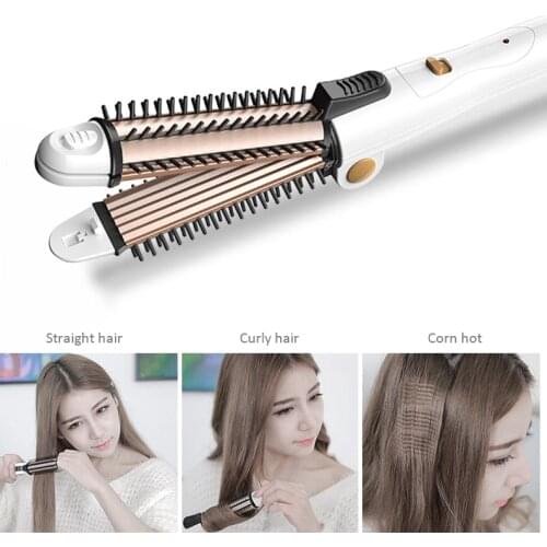 4 In 1 Hair Curler Multifunctional Straightener And Curling Iron Hot Air iron Rotating Roller Comb Corrugated Curl Styling Tools