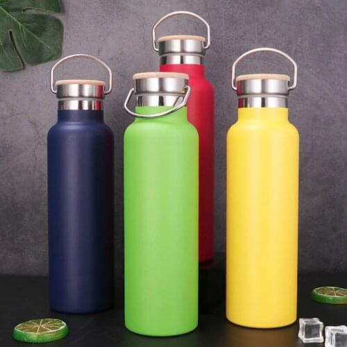 500 Portable Stainless Steel Water Bottle Lid Sports Flasks Travel Cycling Hiking Camping Bottles Kitchen Cocina