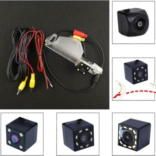 Car CCD 4 8 12 LED Fisheye Dynamic Night Vision Rear View Camera Parking Waterproof For Nissan March Renault Logan Sandero