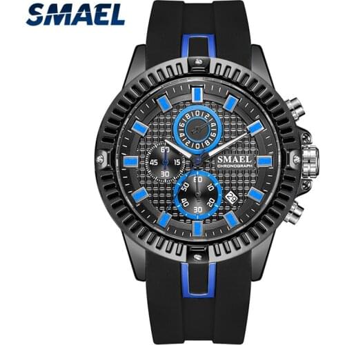 Fashion Luxury Quartz Watches Men SMAEL Watch Men Casual Watches 9088 Multifunctional dial Waterproof Relogio Masculino Watc