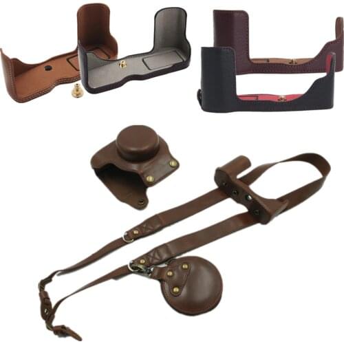 PU / Leather Case Base Cover for Olympus PEN E-P7 EP7 Camera