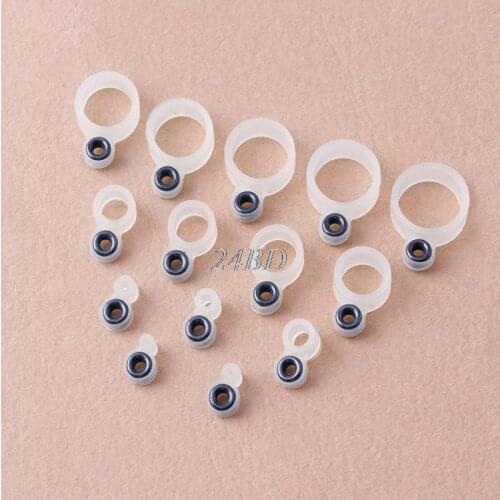 Fishing Rod Wire Ring Silicone Fishing Line Guide Ring Different Size 1-14 14PCS/SET O02
