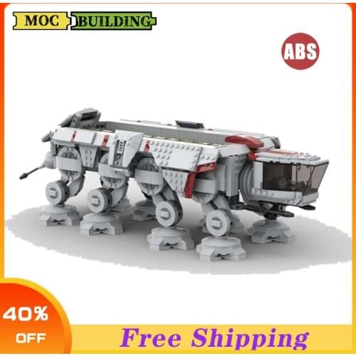 Space wars AT- walkers series AT-OT armored vehicle MOC Building block assembled toys DIY war Model Bricks sets Gift for Kid