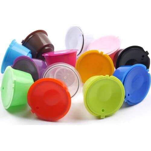 13-Color Reusable Coffee Capsule Plastic Refillable Compatible for Dolce Gusto Coffee Filter Baskets Capsules