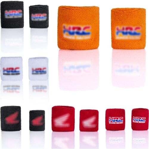 MOTO4U Cotton Motorcycles Flexible Brake Clutch Fluid Oil Reservior Socks Absorbing leakin For Honda HRC Two Size