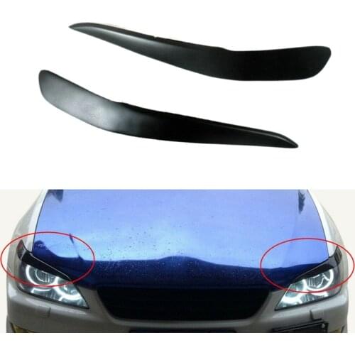 Car Front Headlight Cover Eyebrows Eyelid Trim Sticker for Lexus IS200 IS300 RS200 1998-2005