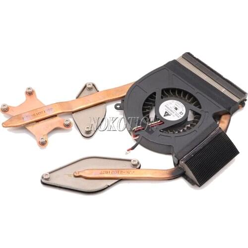 Nokotion Bremen15-AMD BA62-00502B For Samsung NP-R525 R525 laptop cooling heatsink Copper Radiator With FAN