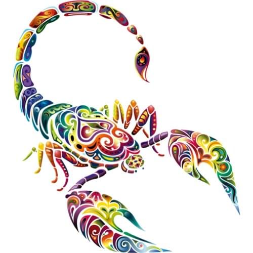 New Digital Stickers, Colorful Scorpion Patches, Thermal Transfer Vinyl Stickers, Iron On Washable Patches, User Friendly Custom