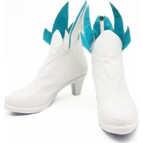 Anime Cosplay Shoes Honkai Impact 3rd Kiana Kaslana Winter Princess Shoe A