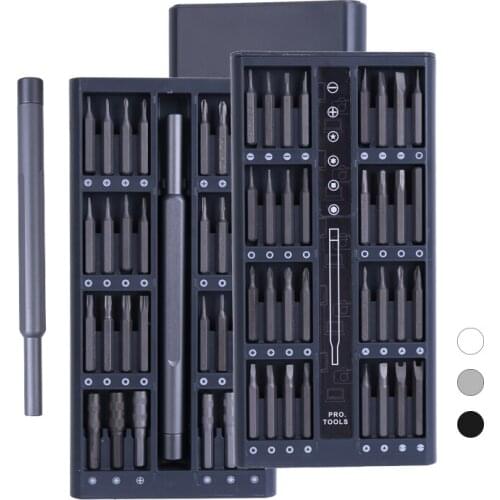 Screwdriver Set 63 In 1 Magnetic Screwdriver Bit Set Precision Phillips Torx Hex Screwdriver Bits Repair Phone PC Laptop Tools
