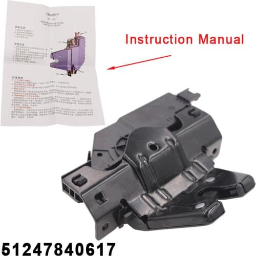 Car Auto Part Tailgate Trunk Lock Latch Actuator 51247840617 For BMW 1 2 3 5 6 Z M Series E80 E46 E90 E60 RR2/3 1998-2012