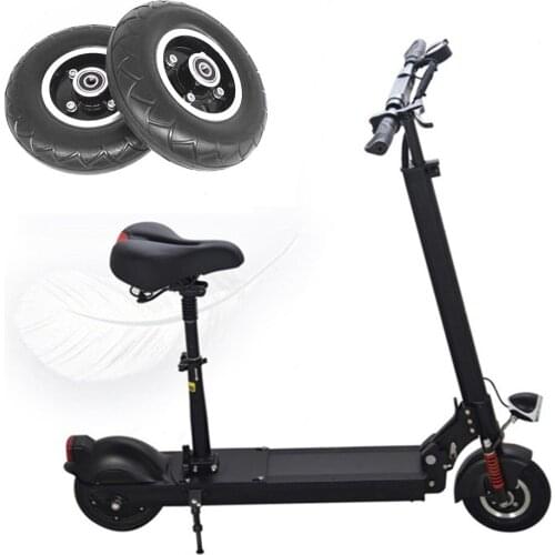 Durable Electric Tire Scooter Tyre Solid Hole 8 InchTires Shock Absorber Non-Pneumatic Tyre Damping Rubber Tyres Wheel