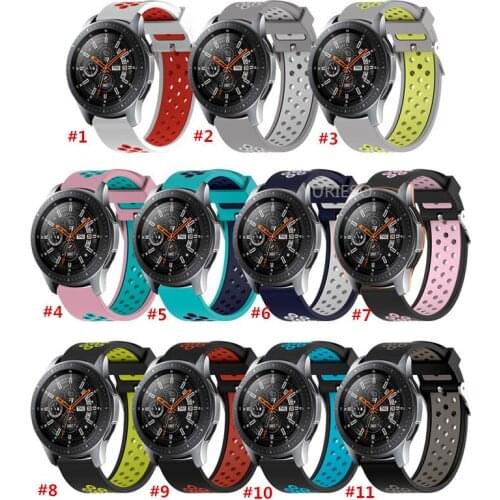 Silicone WatchBands for Samsung Galaxy Watch Band for Samsung Galaxy 42mm 46mm replacement Sports Watches wristStrap hot sale