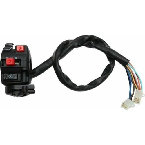 TDPRO ATV 9-Pin Start Kill Light Choke Lever Left Switch Light Starter Chokes Switchs Botton for Yamoto Loncin TaoTao Sunl