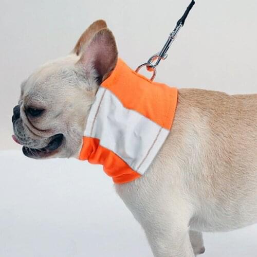 Dog Reflective Bandana Bib Safety Triangle Scarf Comfortable Fluorescent Strip Saliva Towel Collars for Small Dogs Accessoires