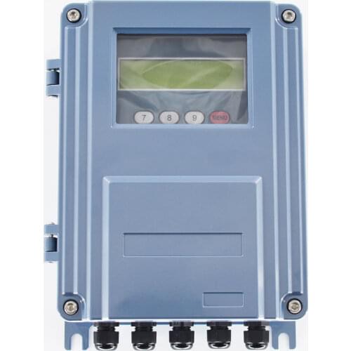 Ultrasonic Liquid Flow Meter RS485 Modbus TDS-100F Wall-mount Digital flowmeter DN50-700mm M2 transducer