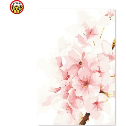 Painting by numbers art paint by number fresh emotion Qixi ancient cherry blossoms