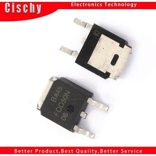 10PCS FQD50N06 50N06 TO-252 50A 60V