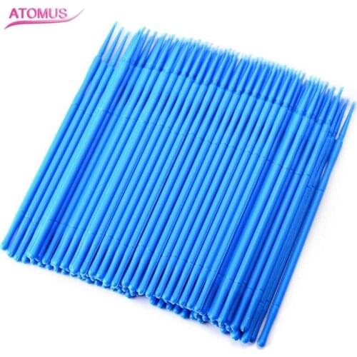 100PCS Permanent Embroidery Makeup Cotton Pointed Swab Cure Health Makeup Stick Tattoo Tool Dropshipping Wholesale ma30