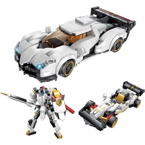 428pcs Enlightenment building blocks 42102 Speed King Creative 3 Variable Racing Assembly Model Boy Assembled Toy Gifts