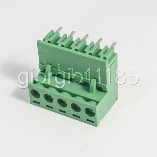 5x Block Terminal Connectors 2EDG 5.08-5P 90 Degree