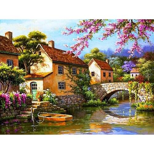 Full Drill Square Diamond Painting 5D Landscape Sale Diamond Art Embroidery Home Decoration Gift