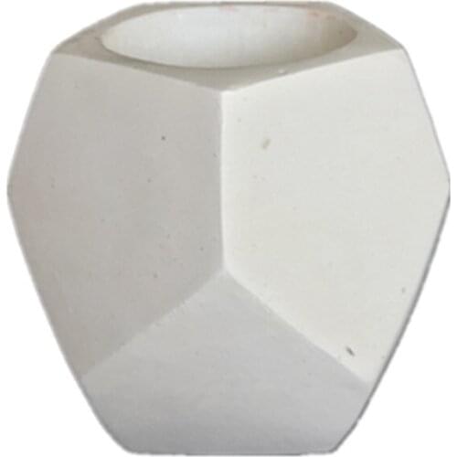 DIY Decorating Desktop Flower Pot Vase Mold Handmade Concrete Silicone Planter Clay Mould Polymer Resin Craft Cement Molds