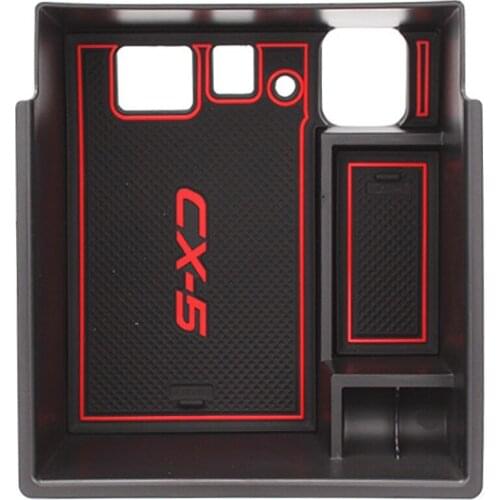 For Mazda CX-5 CX5 CX 5 2017 2018 2019 Car Central Armrest Storage Box Console Arm Rest Tray Holder Case Pallet Car Accessorie