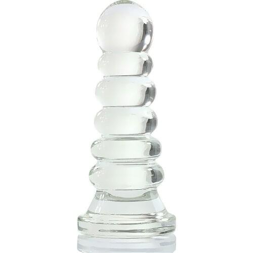 Dildo Anal Sex Prostate Massager Butt Plug Male Masturbator Intimate Toys Glass Anal Butt Plug