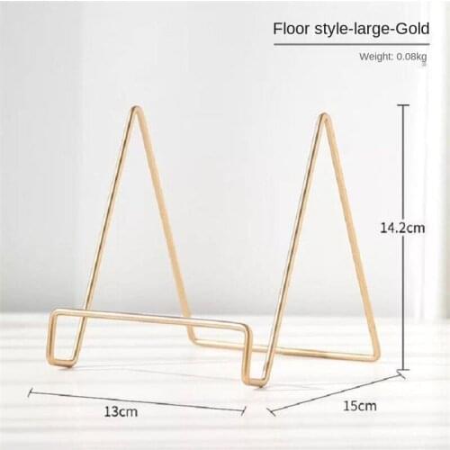 Geometric Desktop Placement Stand Mobile Phone Book Newspaper Collection Storage Rack Magazine Display Holder G8TB