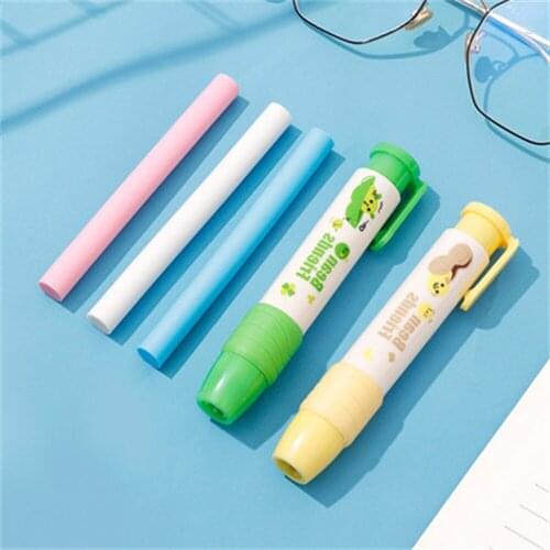 Cute Creative Push Eraser Retractable Student Kawaii Rubber Student Supplies Writing School Stationery for Kids Student Drawing