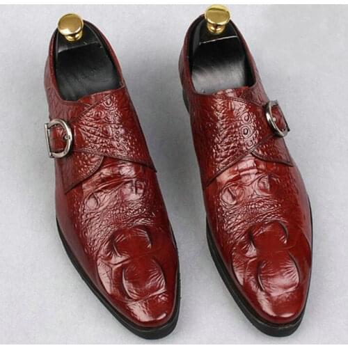 New business men Oxfords shoes Office Wedding mens leather shoes Men Dress Shoes Large size odile pattern 896