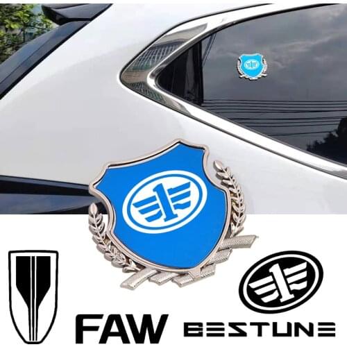 NEW 3D Sticker Auto Emblem Decal For FAW Admiral Bora Jinn Vita Vita Sedan Xiali Hon VIP Badge Car Styling Car Accessories