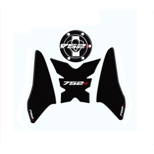 NEW carbon fibre Motorcycle Fuel Tank Pad Protector Decal Sticker Case For Benelli 752s 752 S