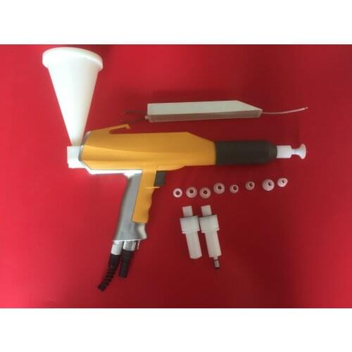 GM03 gema test powder coating spray gun+gema cascade+nozzle