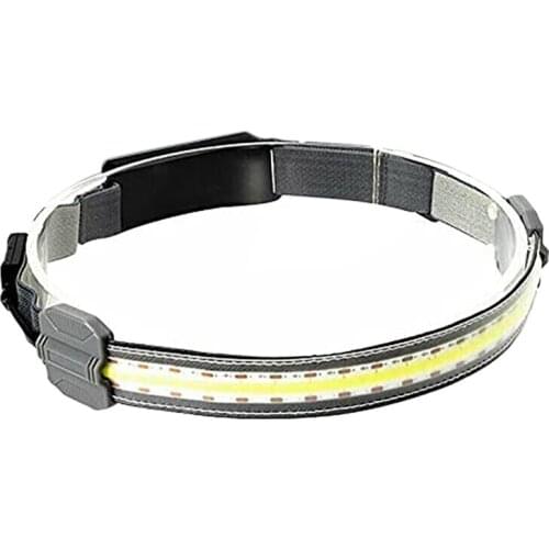 Headband Lights Three Modes with Red Light Warning Waterproof for Running Outdoor Car Repair and Cycling USB charging