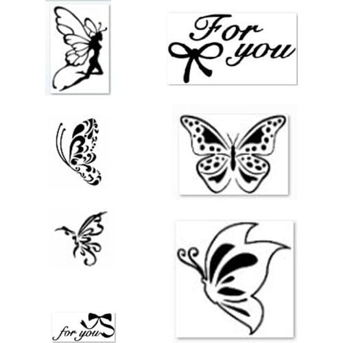 Various of Butterfly Pattern Transparent Handmade Soap Stamp Animal Acrylic Soap Making Chapter Custom Stamps Birthday Gift