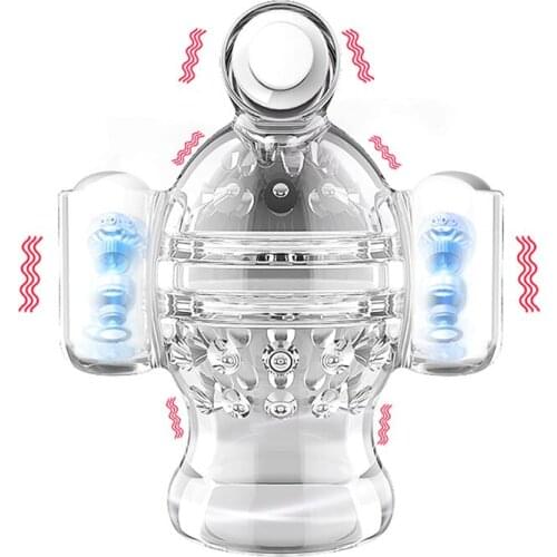 Glans Trainer Sensitivity Reduction Massager Male Penis Aircraft Cup Appeal Sex Products Male Masturbation