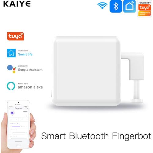 Tuya Smart Bluetooth-compatible Fingerbot Switch Button Pusher Remote Control Smart Life App And Voice Control Via Alexa, Google