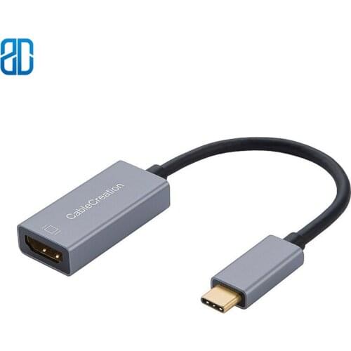 USB C to HDMI 4K @60Hz, USB Type C to HDMI Adapter, Compatible with MacBook Pro 2018,iPad Pro 2018,Surface Go,Chromebook Pixel