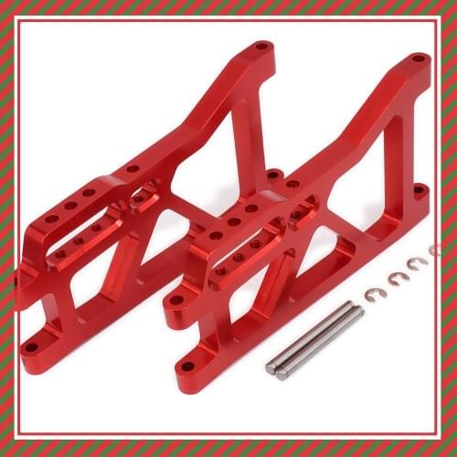 2pcs Alloy Aluminum Rear Lower Suspension Control a-Arms 513008 For Rc Car 1/10 FS Truck Buggy 53810 Upgraded Hop-Up Parts