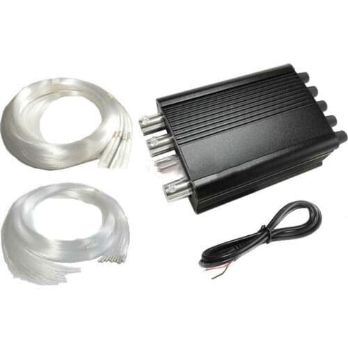 Starry Sky Fiber Optic Star Light Engine Source Twinkle&Meteor Shooting Star Lights 12V 8W+Mixed cable Car Home Ceiling Lighting