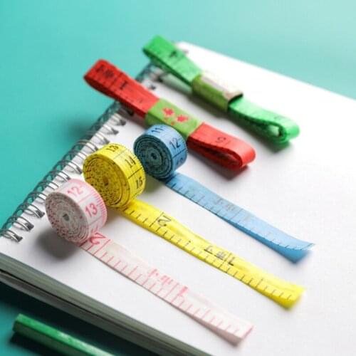 1.5m Body Measuring Ruler Sewing Tailor Tape Measure Mini Soft Flat Ruler