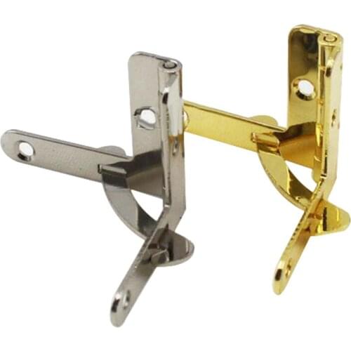 10Pcs 22x29mm Antique Jewelry Boxs Hinge Support Iron Spring Hinge Retro Bronze For Miniature Furniture Hinge Max Open 90deg