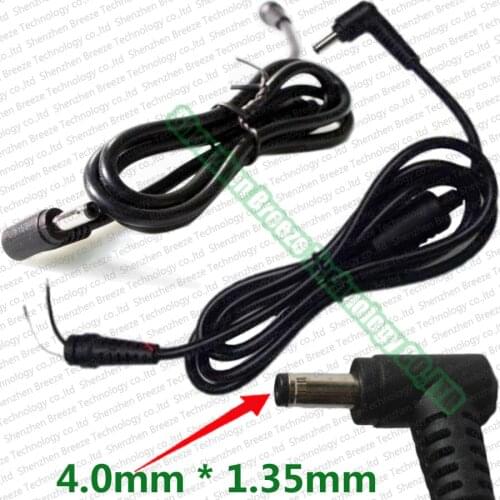 100pcs Factory direct supply price Top quality 4.0 * 1.35 mm DC Power cord Charger Cable connector for ASUS Laptop adapter