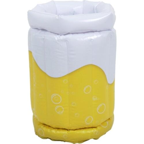 12" Inflatable Can Cooler Supplies Ice Bucket Beach Parties Decorations