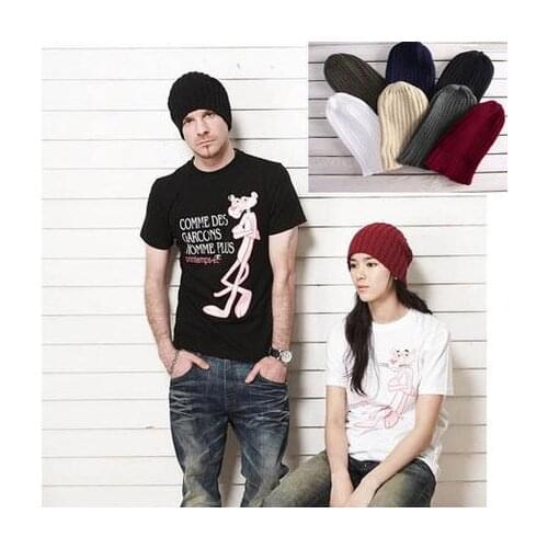 120pcs/lot 2015 new winter unisex Casual Cable Knit Knitted Crochet Acrylic Beanie Hat Cap