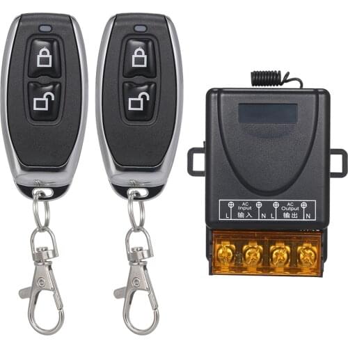 433Mhz AC85-220V 1CH Wireless Remote Switch Receiver Transmitter Multi-function Remote Control and RF Transmitter Controls