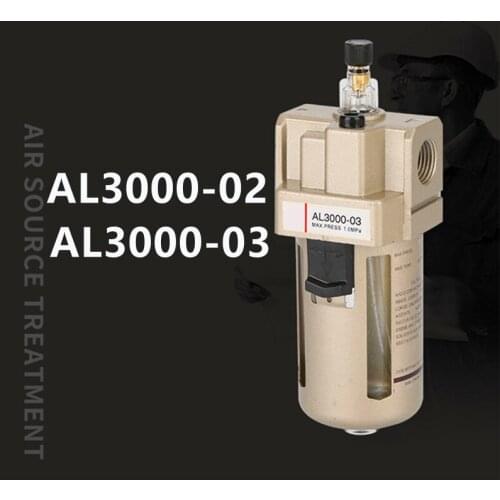 AL2000-02 G1/4 AL3000-03 G3/8 AL4000-04 G1/4 Air source processor Copper filter Air pump air pump filter Oil and water separator